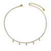 Wholesale Women's Stainless Steel Vacuum Plated Butterfly Pendant Necklace Choker