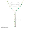 Wholesale Women's Stainless Steel Yshaped Tassel Necklace With Round Turquoise Electroplating Design