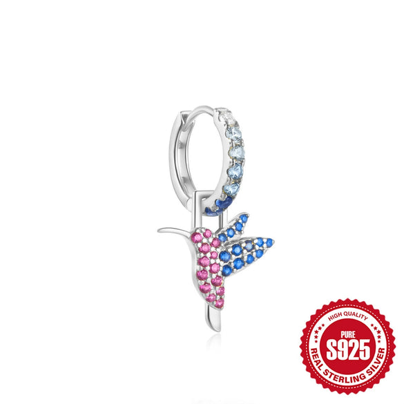 Wholesale Women's 925 Sterling Silver Animal Goldfish Charm Earrings With Electroplating Treatment