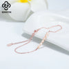 Wholesale Women's 925 Sterling Silver Anklet With Natural Millet Beads And Fresh Water Pearl In Geometric Style