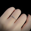 Wholesale Women's 925 Sterling Silver Bow Ring With Electroplating Treatment Small Fresh Style