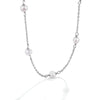 Wholesale Women's 925 Sterling Silver Clavicle Chain With Geometric Pattern And Electroplating Treatment