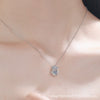 Wholesale Women's 925 Sterling Silver Crown Pendant Necklace With Electroplating And Cross Car Flower Chain