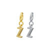 Wholesale Women's 925 Sterling Silver Detachable Letter Earrings Geometric Style Electroplated