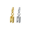 Wholesale Women's 925 Sterling Silver Detachable Letter Earrings Geometric Style Electroplated