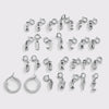 Wholesale Women's 925 Sterling Silver Detachable Letter Earrings Geometric Style Electroplated