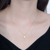 Wholesale Women's 925 Sterling Silver Diamond Fatima Palm Pendant Necklace With Cross Chain