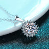 Wholesale Women's 925 Sterling Silver Doll Pattern Pendant Necklace With Cross Chain And Electroplating