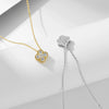 Wholesale Women's 925 Sterling Silver Flower And Fourleaf Clover Zircon Necklace Set With Diamonds Cross Chain