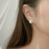 Wholesale Women's 925 Sterling Silver Fourleaf Clover Earrings With Moissanite Flower Pattern Highend And Fashionable