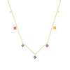Wholesale Women's 925 Sterling Silver Fourleaf Clover Zirconia Inlaid Light Luxury Necklace With Cross Chain