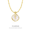 Wholesale Women's 925 Sterling Silver French Retro Glaze Rose Tulip Cross Chain Light Luxury Necklace