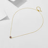 Wholesale Women's 925 Sterling Silver Geometric Amethyst Zircon Diamond Pendant Cross Chain Necklace