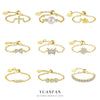 Wholesale Women's 925 Sterling Silver Geometric Butterfly Zirconia Ring