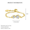 Wholesale Women's 925 Sterling Silver Geometric Butterfly Zirconia Ring