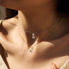 Wholesale Women's 925 Sterling Silver Geometric Clavicle Chain Necklace Electroplated Simple Style