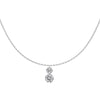 Wholesale Women's 925 Sterling Silver Geometric Clavicle Chain Necklace Electroplated Simple Style