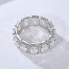 Wholesale Women's Sterling Silver Geometric Diamond Ring And Bracelet