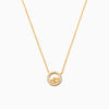 Wholesale Women's 925 Sterling Silver Geometric Double Heart Ochain Necklace With Electroplating