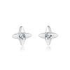 Wholesale Women's 925 Sterling Silver Geometric Earrings With Electroplating Design