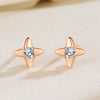 Wholesale Women's 925 Sterling Silver Geometric Earrings With Electroplating Design