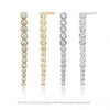 Wholesale Women's 925 Sterling Silver Geometric Electroplated Earrings