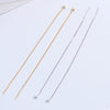 Wholesale Women's 925 Sterling Silver Geometric Handmade Beaded Ear Chain With Electroplating