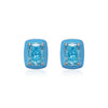 Wholesale Women's 925 Sterling Silver Geometric Imitation Diamond Earrings