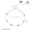 Wholesale Women's 925 Sterling Silver Geometric Inlaid Zircon Bracelet