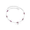 Wholesale Women's 925 Sterling Silver Geometric Inlaid Zircon Bracelet