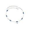 Wholesale Women's 925 Sterling Silver Geometric Inlaid Zircon Bracelet