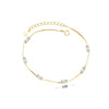 Wholesale Women's 925 Sterling Silver Geometric Inlaid Zircon Bracelet