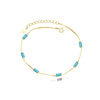 Wholesale Women's 925 Sterling Silver Geometric Inlaid Zircon Bracelet