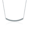 Wholesale Women's 925 Sterling Silver Geometric Moissanite Pendant Necklace With Electroplating Craft