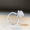 Wholesale Women's 925 Sterling Silver Geometric Ring With Electroplating Treatment