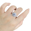 Wholesale Women's 925 Sterling Silver Geometric Ring With Electroplating Treatment