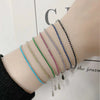 Wholesale Women's Sterling Silver Geometric Simple Style Bracelet