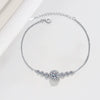 Wholesale Women's 925 Sterling Silver Geometric Star Moissanite Bracelet With Electroplating