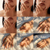 Wholesale Women's 925 Sterling Silver Geometric Threelayer Interwoven Electroplated Ring