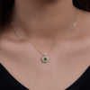 Wholesale Women's 925 Sterling Silver Geometric Zircon And Diamond Pendant Necklace With Cross Chain