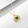 Wholesale Women's 925 Sterling Silver Geometric Zircon And Diamond Pendant Necklace With Cross Chain