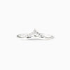 Wholesale Women's 925 Sterling Silver Geometric Zircon Ring With Electroplating Treatment