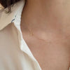 Wholesale Women's 925 Sterling Silver Heart Pendant Necklace Gold Plated O Word Chain