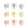 Wholesale Women's 925 Sterling Silver Heartshaped Lightning Star Antiallergy Earrings