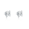 Wholesale Women's 925 Sterling Silver Heartshaped Lightning Star Antiallergy Earrings