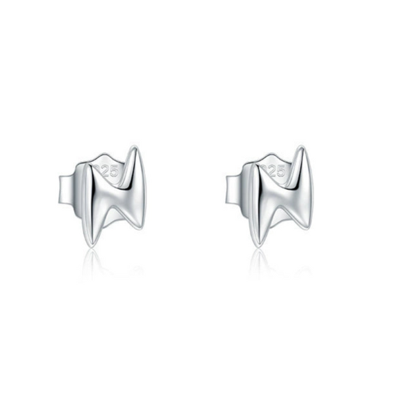 Wholesale Women's 925 Sterling Silver Heartshaped Lightning Star Antiallergy Earrings