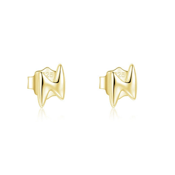 Wholesale Women's 925 Sterling Silver Heartshaped Lightning Star Antiallergy Earrings