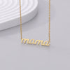 Wholesale Women's 925 Sterling Silver Letter Necklace With Electroplating And Cross Chain