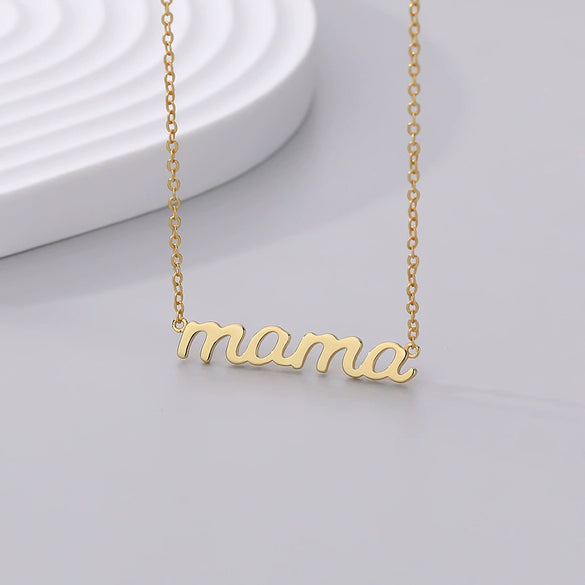 Wholesale Women's 925 Sterling Silver Letter Necklace With Electroplating And Cross Chain