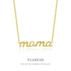 Wholesale Women's 925 Sterling Silver Letter Necklace With Electroplating And Cross Chain